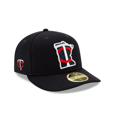 Sapca New Era Minnesota Twins MLB Batting Practice Low Profile 59FIFTY Fitted - Albastri